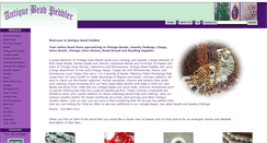 Desktop Screenshot of antiquebeadpeddler.com