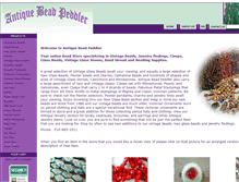 Tablet Screenshot of antiquebeadpeddler.com